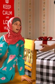 Hijab 3DX- Losekorntrol - Valentine (21)