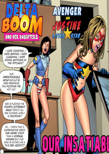 SuperHeroineComiXXX – Delta Boom and her Daughters