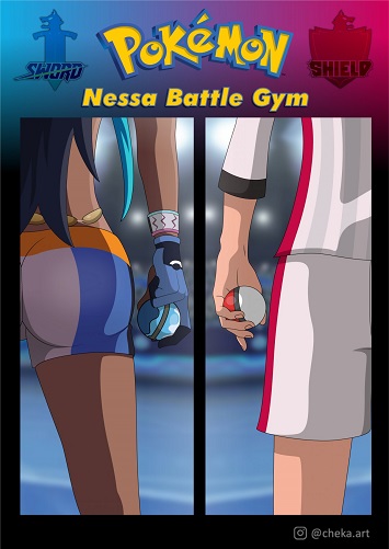Cheka.art – Nessa Battle Gym (Pokemon)