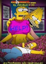 Vercomicsporno - Simpsons grandpa and i help