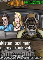 illustratedinterracial - Pakastani Taxi Man