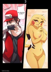 [TurtlesSoul] Trainer Red with Pikachu